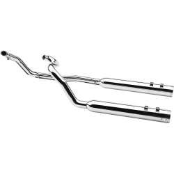 Cobra True Duals Header System for 2007-2008 Harley Touring - Chrome