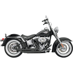 Bassani FireFlight Series Exhaust for 2010-2017 Harley Softails - Black