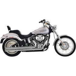 Cobra Chrome Speedster Long Exhaust for 2007-2011 Harley Softail FXST/ FLST