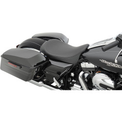 Drag Specialties Low-Profile Solo Seat for 2008-2023 Harley Touring - Smooth
