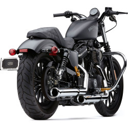 Cobra 3" Neighbor Hater Slip-On Mufflers for 2014-2022 Harley Sportster - Chrome