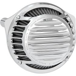 Rough Crafts Round Air Cleaner for 1991-2020 Harley Sportster - Chrome