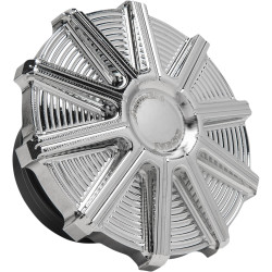 Arlen Ness 10-Gauge Vented Gas Cap for 1997-2024 Harley - Chrome