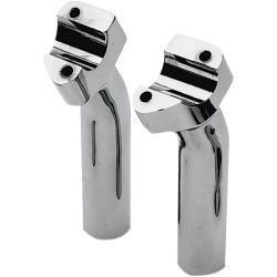 Drag Specialties 5.5" Pullback Buffalo Handlebar Risers - Chrome