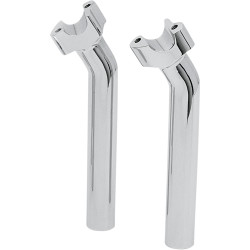 Drag Specialties 9" Pullback Buffalo Handlebar Risers - Chrome