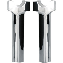 Wild 1 Chubby's 6" Straight Handlebar Risers - Chrome