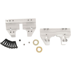 LA Choppers Handlebar Clamp Set for 1.25" Bars on 2014-2022 Harley Road King FLHR