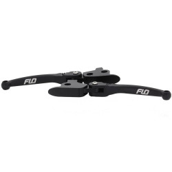 Flo Motorsports MX Style Adjustable Hand Levers for 2015-2024 Harley Softail - Black