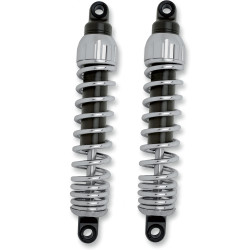 Progressive 444 Series Shocks for 1991-2017 Harley Dyna FXD - Chrome