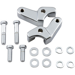 LA Choppers 1" Rear Lowering Kit for 2017-2020 Harley Touring - Chrome