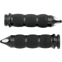 Avon Air Cushioned Spike Grips for Harley Electronic Throttle - Black