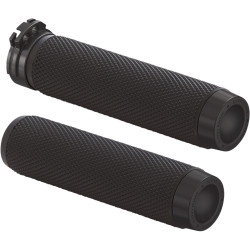 Rough Crafts Grips for Harley Electronic Throttle - Black