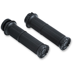 Kuryakyn Riot Grips for Harley Dual Cable - Black