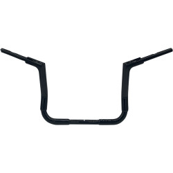 Fat Baggers 1-1/2" Flat Top EZ Install 12" Handlebars for 2014-2020 Harley Touring - Black