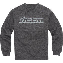 Icon Slant Crewneck - Gray