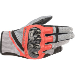 Alpinestars Chrome Gloves - Red/Gray