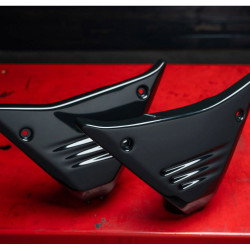 Arlen Ness Louvered Side Cover Set for Harley FXR