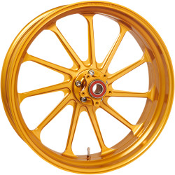 Performance Machine 18" One-Piece Aluminum Rear Wheel for 2009-2021 Harley Touring - Assault Gold