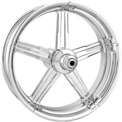 Performance Machine 21" One-Piece Aluminum Front Wheel for 2014-2021 Harley Touring - Formula Chrome