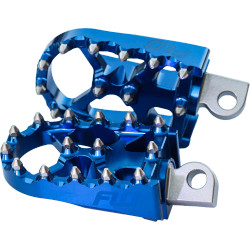 Flo Motorsports Moto Style Foot Pegs for Harley - Blue