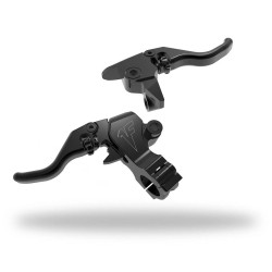 1FNGR Signature Series Adjustable Easier Pull Clutch & Brake Lever Kit for 2008-13/2021-2023 Harley Touring - Black