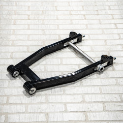 A1 Cycles "Hi-Lifter" Chromoly Swingarm Kit & Skinny Axle for 2009-2026 Harley Touring - Black