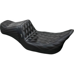 LePera Tailwhip Daddy Long Legs Seat for 2008-2023 Harley Touring - Double Diamond