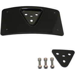 Custom Dynamics Radius License Plate Mount for 1999-2023 Harley - Black