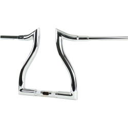 LA Choppers 1-1/2" Hammerhead Handlebars for 2015-2023 Harley Road Glide - Chrome