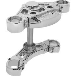 Arlen Ness Method Triple Trees for 2015-2022 Harley Road Glide - Chrome