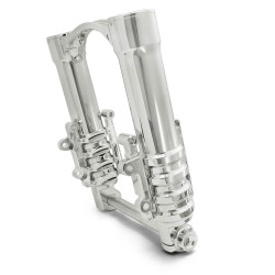 Arlen Ness Method "No Flex" Fork Legs for 2014-2022 Harley Touring Radial Calipers - Chrome