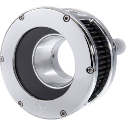 Feuling BA Air Cleaner Kit for 2017-2023 Harley M8 - Clear Chrome Cover