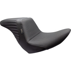 Le Pera Kickflip Up front Seat for 2018-2024 Harley Softail FXLR/FLSB - Basket Weave