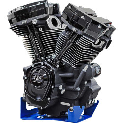 S&S MK136 Black Edition Engine with 550 Cam for 2017-2023 Harley Touring