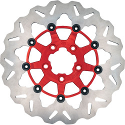 GBrakes 11.8" Front Wave Brake Rotor for 2008-2024 Harley* - Red