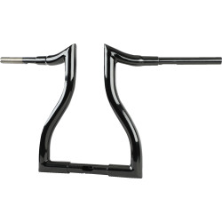 LA Choppers 14" Hammerhead Handlebars for 2024 Harley Road Glide - Black
