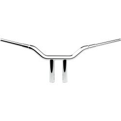 LA Choppers 1-1/2" One-Piece 10" Straight Kage Fighter T-Bar Handlebars for 2024 Harley Touring - Chrome