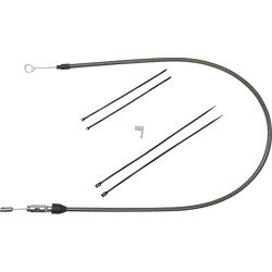 Magnum Quick Connect Upper Clutch Cable for Harley - Karbon Fiber
