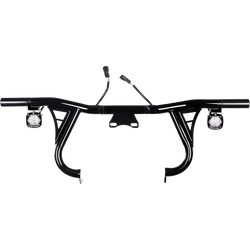 Santoro Fabworx Crash Guard w/ Baja Lights for Harley Touring