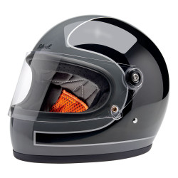 Biltwell Gringo S DOT/ECE Helmet - Gloss Tracker Storm Gray/Black