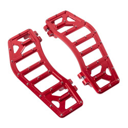 Thrashin Supply Aggressor Floorboards for Harley Bagger - Red