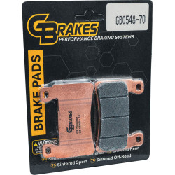 GBrakes HH Sintered Brake Pads for 2015-2026 Harley Softail - Repl. OEM 41300102
