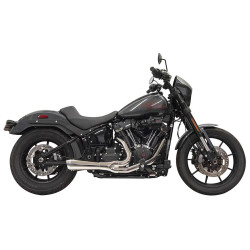 Bassani Short Ripper 2-1 Exhaust for 2018-2025 Harley Softail - Chrome