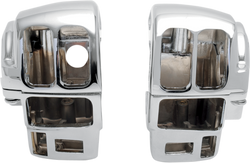 Drag Specialties Chrome Switch Housing Kit for 1999-2013 Harley Touring