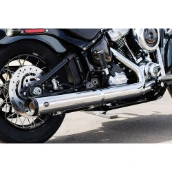 S&S Grand National Slip-On Exhaust Muffler for 2025-2026 Harley Softail - Chrome