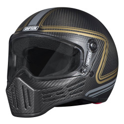 Simpson M30 Bandit Helmet - Carbon Slipline