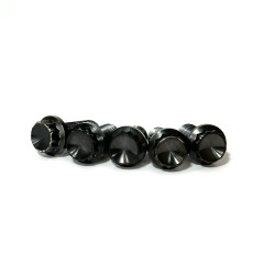 Original Garage OG Highway Peg Crash Bar for Harley FXR - Black / Aluminum Tips