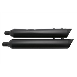TAB Performance 4" B.A.M. Stick Slip-On Mufflers for 1995-2016 Harley Touring - Black
