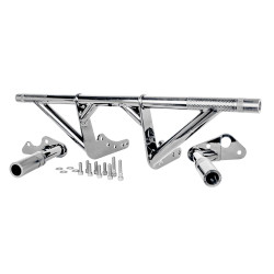 Burly Brawler Front & Rear Crash Guard Set for 2018-2026 Harley M8 Softail - Chrome