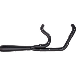 Trask Black Straight Assault 2-Into-1 Exhaust for 2017-2023 Harley Touring - Open Box